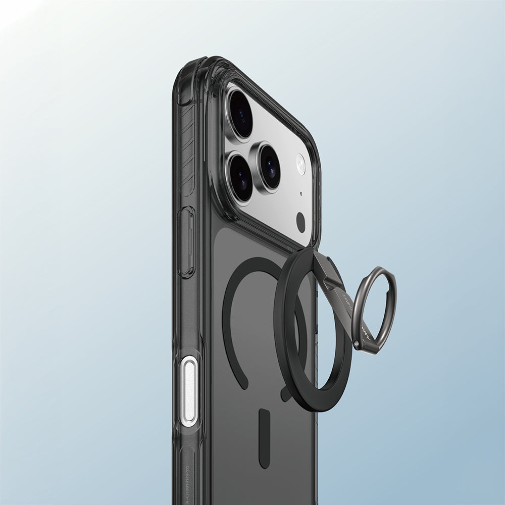 iPhone 17 Pro Max Kılıf M-safe Şarj Özellikli Yüzük Standlı Amazingthing Titan Pro Serisi Kılıf