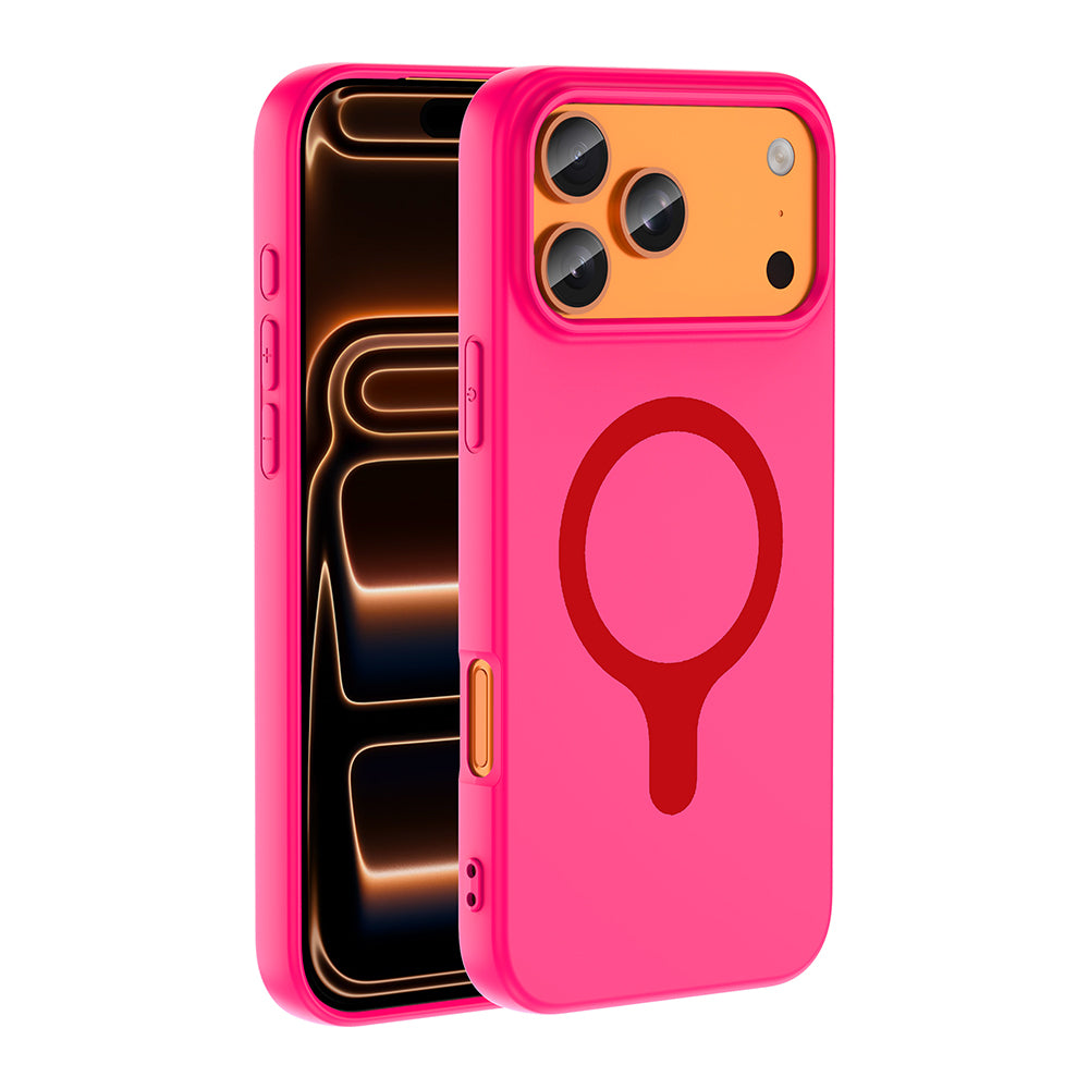 iPhone 17 Pro Max Kılıf M-Safe Şarj Özellikli Zore Aris Silikon Kılıf