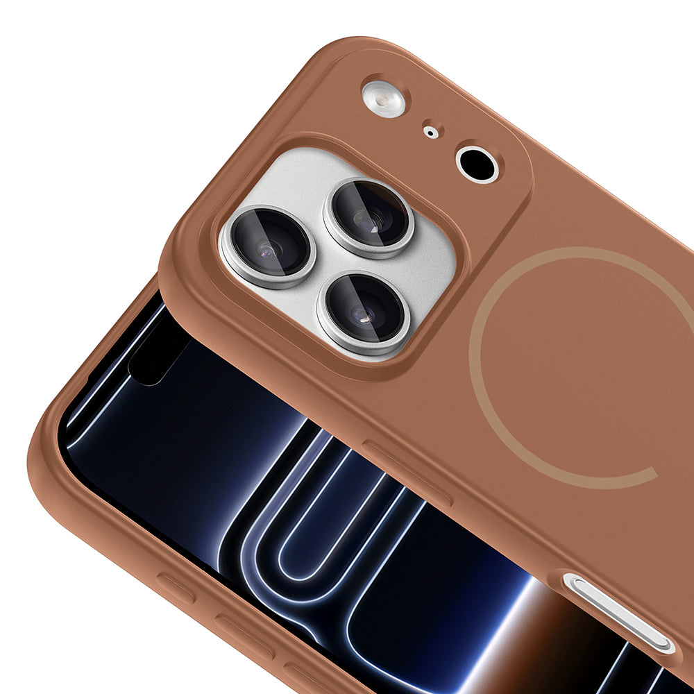 iPhone 17 Pro Max Kılıf M-safe Şarj Özellikli Zore Meta Kılıf
