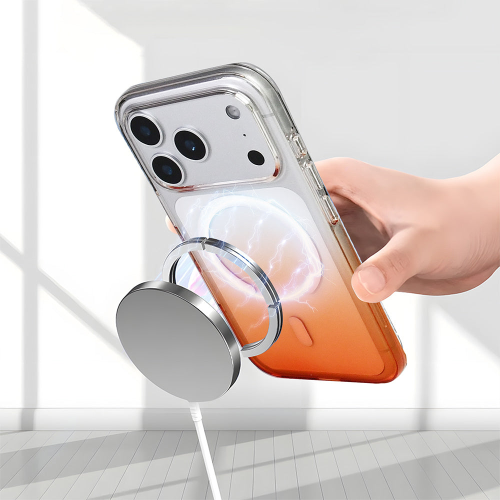 iPhone 17 Pro Max Kılıf M-Safe Şarj Özellikli Zore Septik Silikon Kılıf
