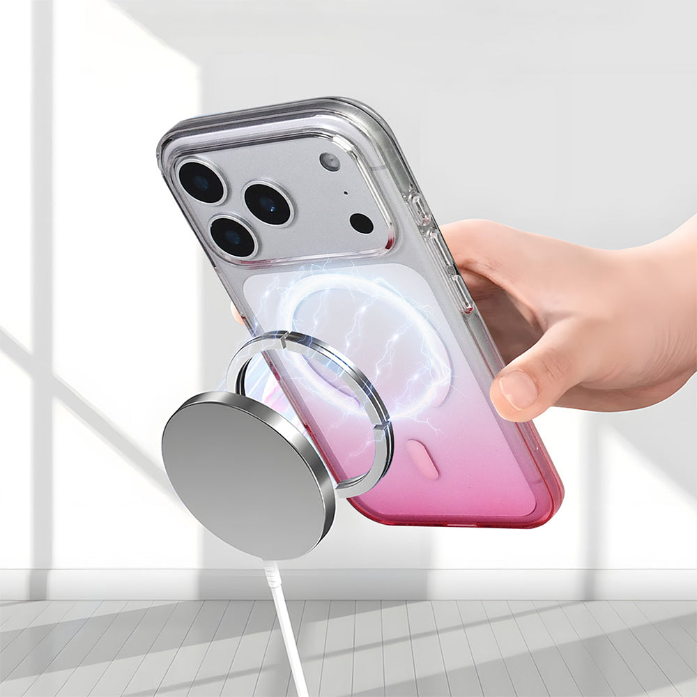 iPhone 17 Pro Max Kılıf M-Safe Şarj Özellikli Zore Septik Silikon Kılıf