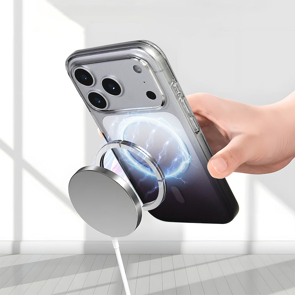 iPhone 17 Pro Max Kılıf M-Safe Şarj Özellikli Zore Septik Silikon Kılıf