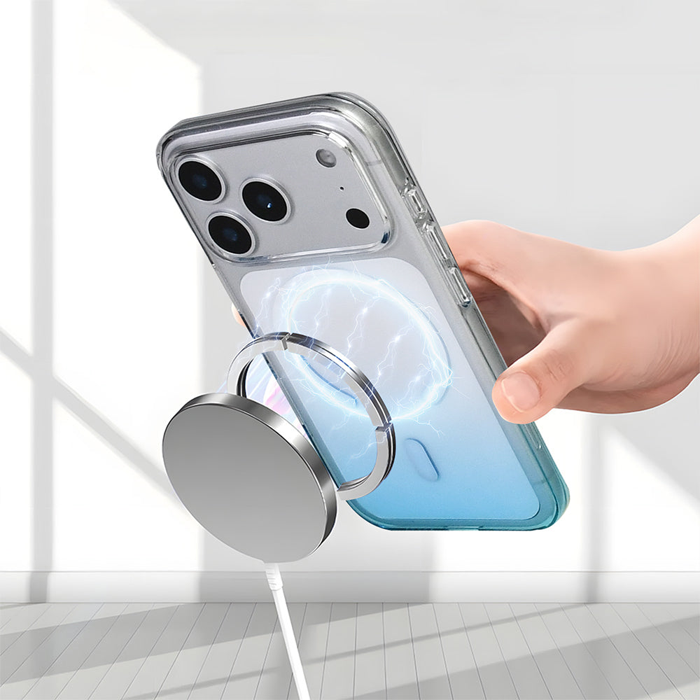 iPhone 17 Pro Max Kılıf M-Safe Şarj Özellikli Zore Septik Silikon Kılıf
