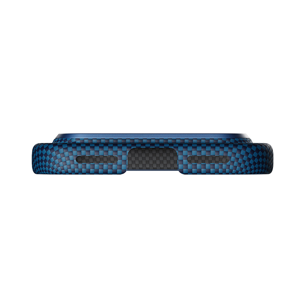 iPhone 17 Pro Max Kılıf Magsafe Şarj Özellikli Aramid Karbon Fiber Pitaka Tactile Woven Starpeak Serisi Milky Way Galaxy Kılıf