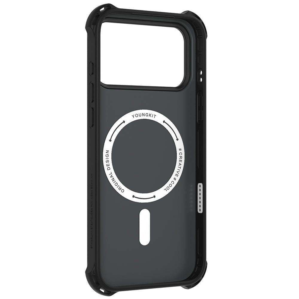 iPhone 17 Pro Max Kılıf Mat Renkli Tasarım Youngkit True Color Serisi Kılıf