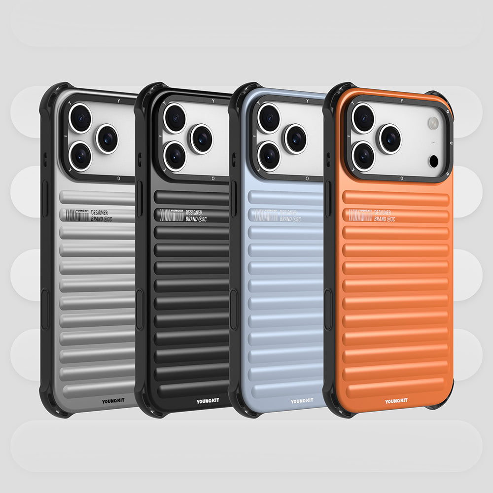 iPhone 17 Pro Max Kılıf Mat Renkli Tasarım Youngkit True Color Serisi Kılıf