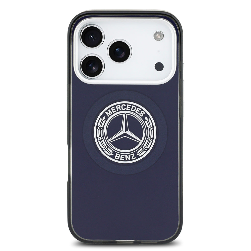iPhone 17 Pro Max Kılıf Mercedes Benz Orijinal Lisanslı M-safe Şarj Özellikli Çift Katmanlı PC Nostaljik Yıldız Dizayn Kılıf