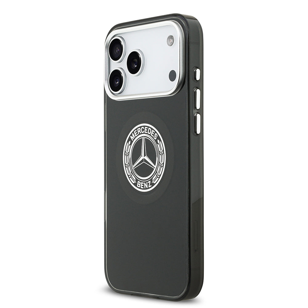 iPhone 17 Pro Max Kılıf Mercedes Benz Orijinal Lisanslı M-safe Şarj Özellikli Çift Katmanlı PC Nostaljik Yıldız Dizayn Kılıf