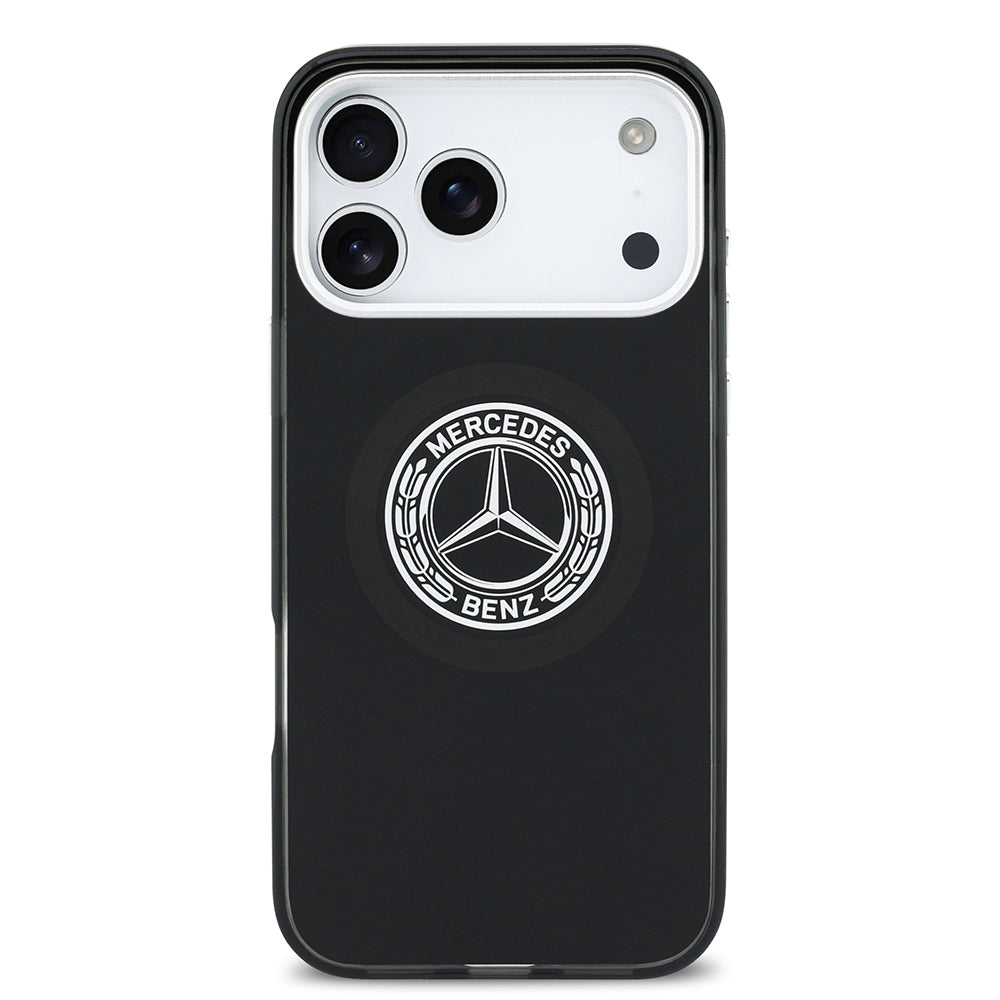 iPhone 17 Pro Max Kılıf Mercedes Benz Orijinal Lisanslı M-safe Şarj Özellikli Çift Katmanlı PC Nostaljik Yıldız Dizayn Kılıf