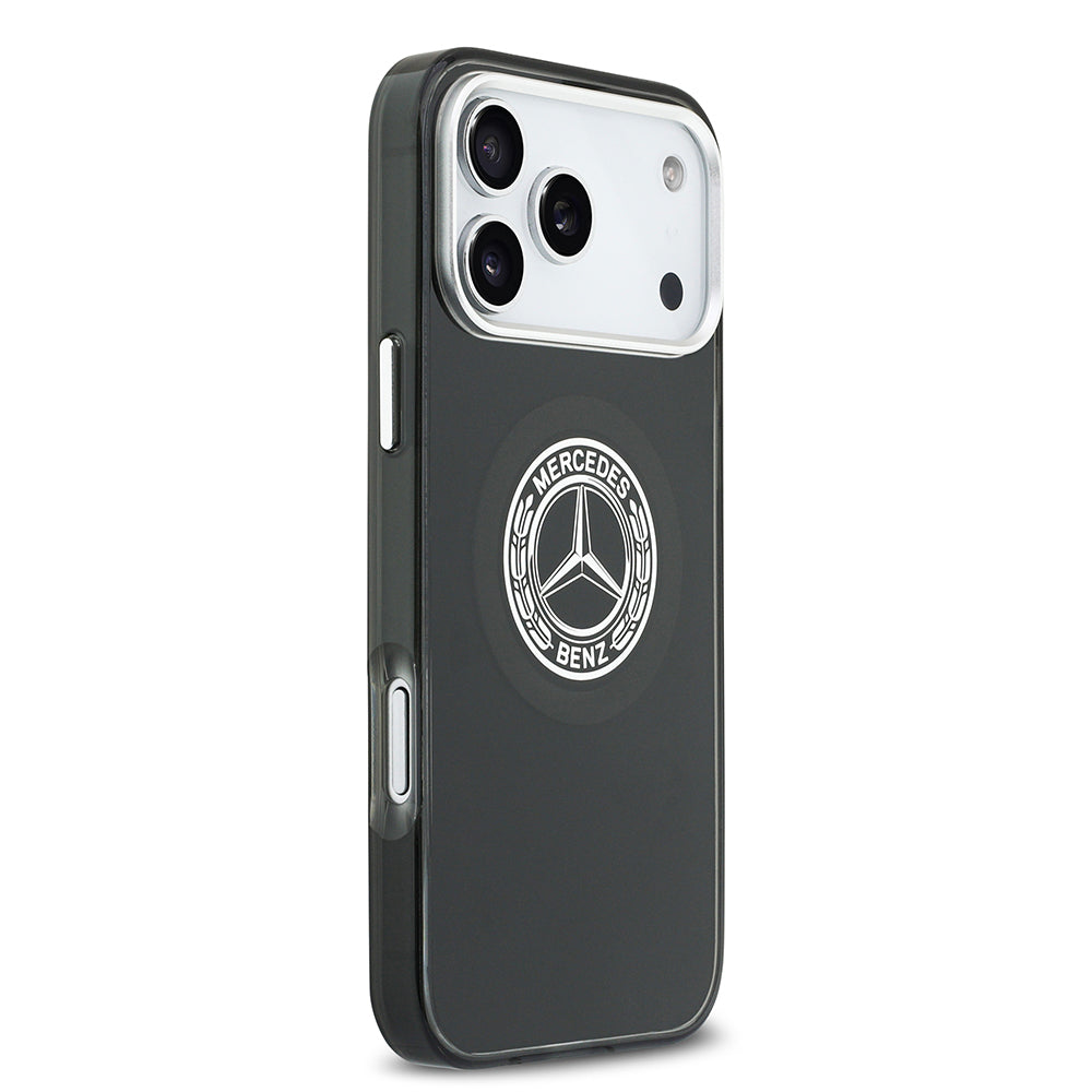 iPhone 17 Pro Max Kılıf Mercedes Benz Orijinal Lisanslı M-safe Şarj Özellikli Çift Katmanlı PC Nostaljik Yıldız Dizayn Kılıf