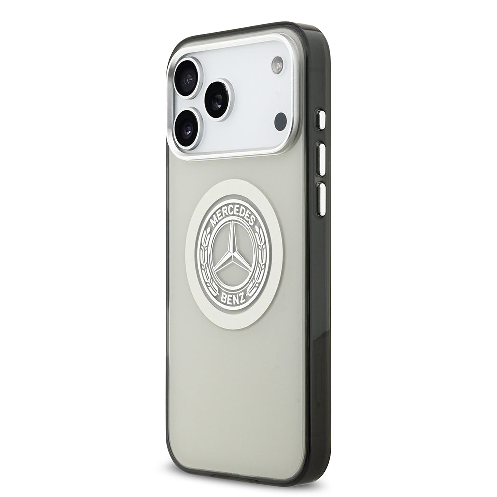 iPhone 17 Pro Max Kılıf Mercedes Benz Orijinal Lisanslı M-safe Şarj Özellikli Çift Katmanlı PC Nostaljik Yıldız Dizayn Kılıf