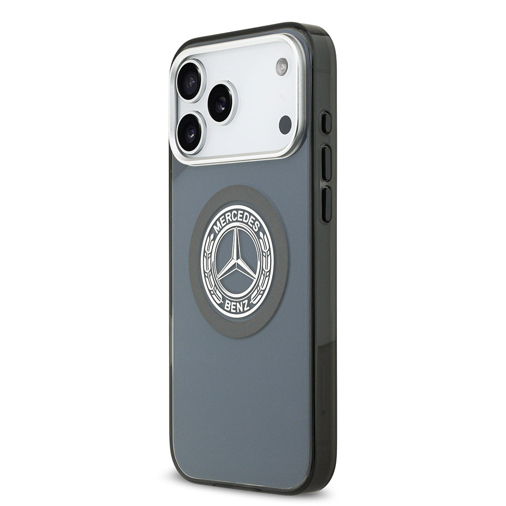 iPhone 17 Pro Max Kılıf Mercedes Benz Orijinal Lisanslı M-safe Şarj Özellikli Çift Katmanlı PC Nostaljik Yıldız Dizayn Kılıf