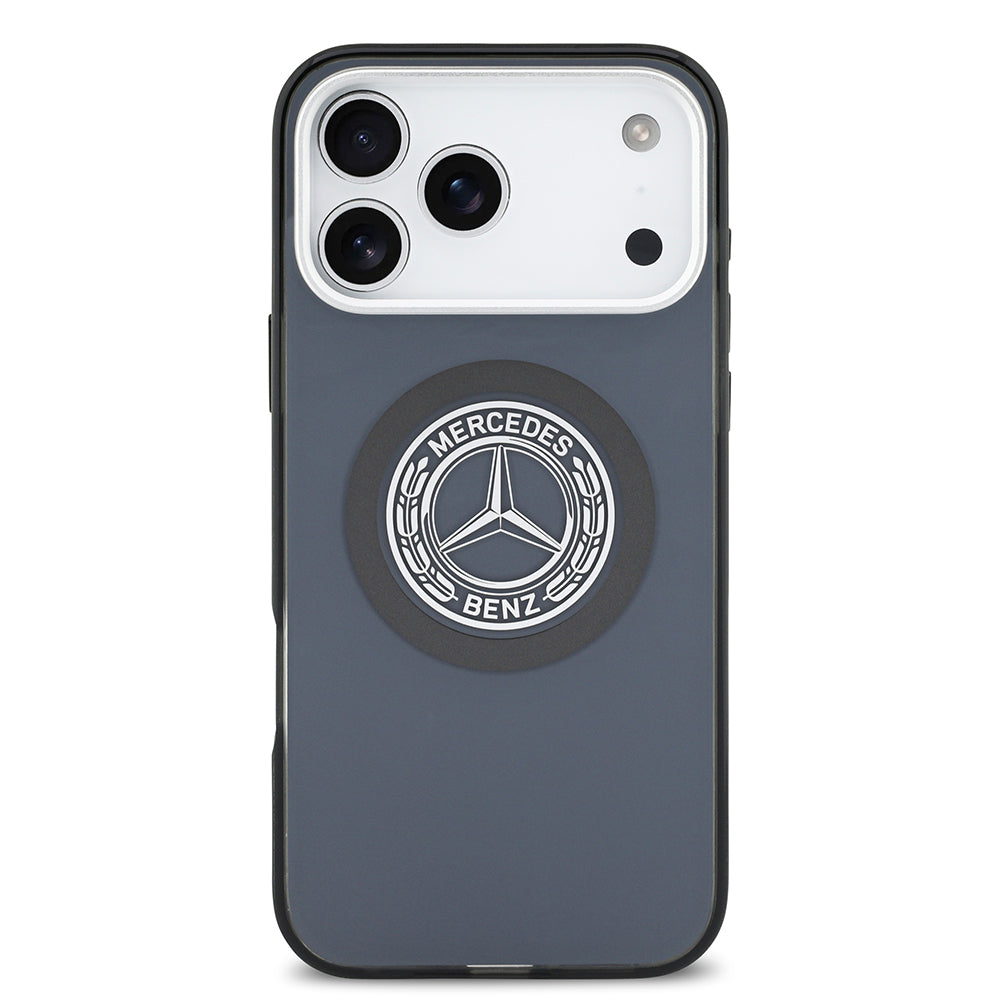 iPhone 17 Pro Max Kılıf Mercedes Benz Orijinal Lisanslı M-safe Şarj Özellikli Çift Katmanlı PC Nostaljik Yıldız Dizayn Kılıf