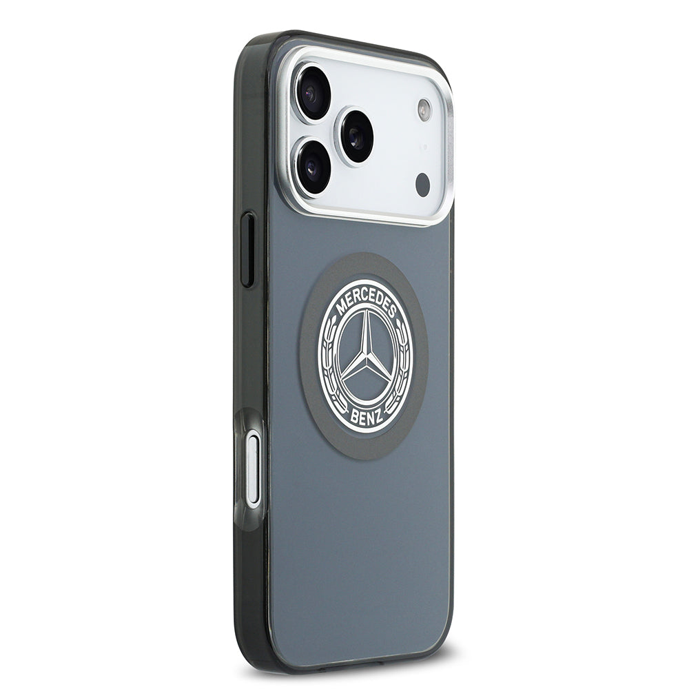 iPhone 17 Pro Max Kılıf Mercedes Benz Orijinal Lisanslı M-safe Şarj Özellikli Çift Katmanlı PC Nostaljik Yıldız Dizayn Kılıf