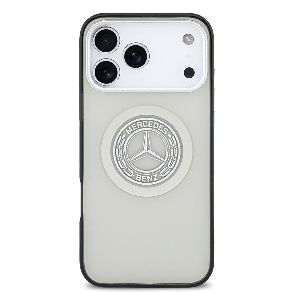 iPhone 17 Pro Max Kılıf Mercedes Benz OrijinalLisanslı M-safe Şarj Özellikli Çift Katmanlı PC Nostaljik Yıldız Dizayn Kılıf