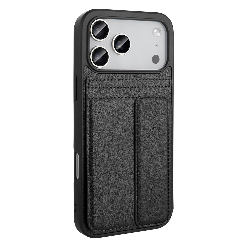 iPhone 17 Pro Max Kılıf PU Deri Kartlıklı Zore Sevilla Kılıf