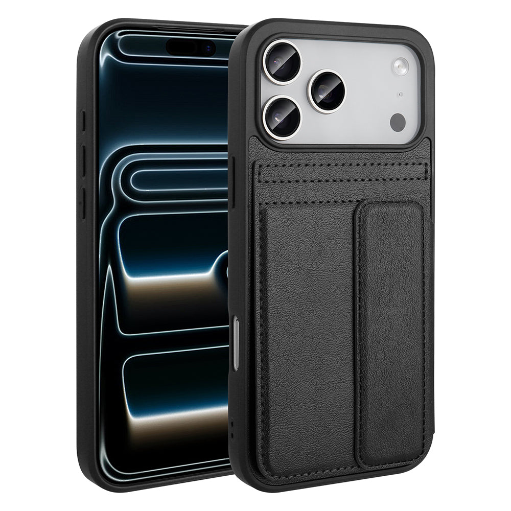 iPhone 17 Pro Max Kılıf PU Deri Kartlıklı Zore Sevilla Kılıf