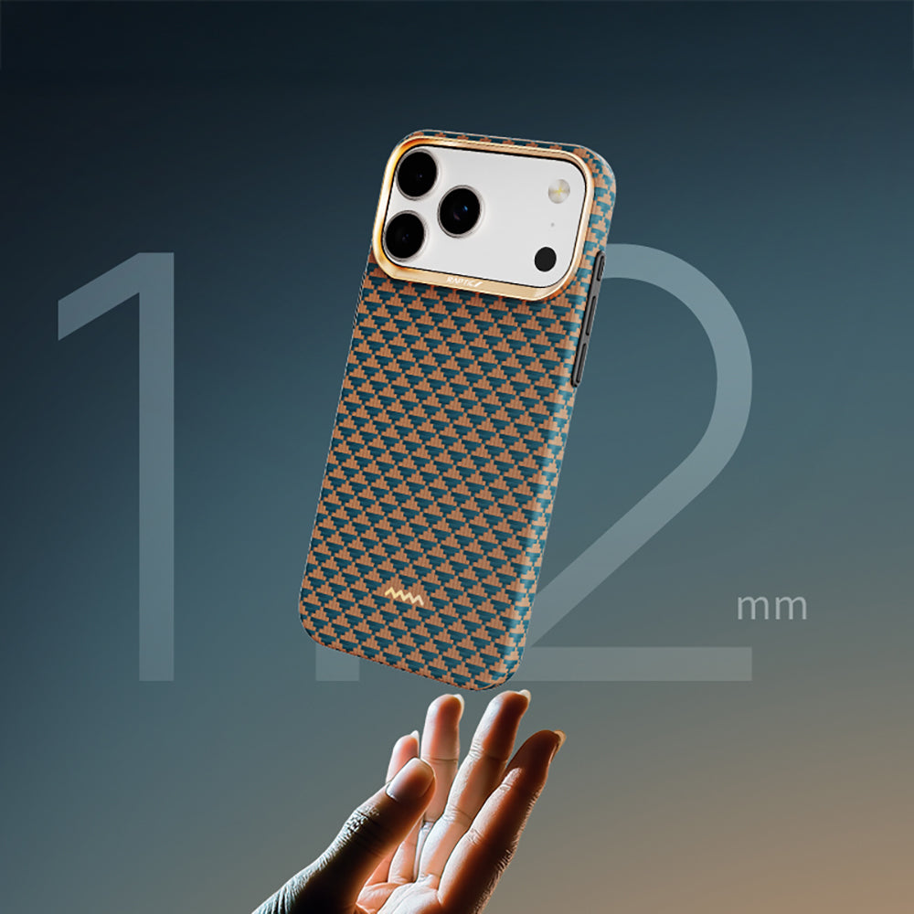 iPhone 17 Pro Max Kılıf Raptic 2in1 Bundle Kit Aramid Skin Destiny Serisi Stand ve Karbon Kılıf