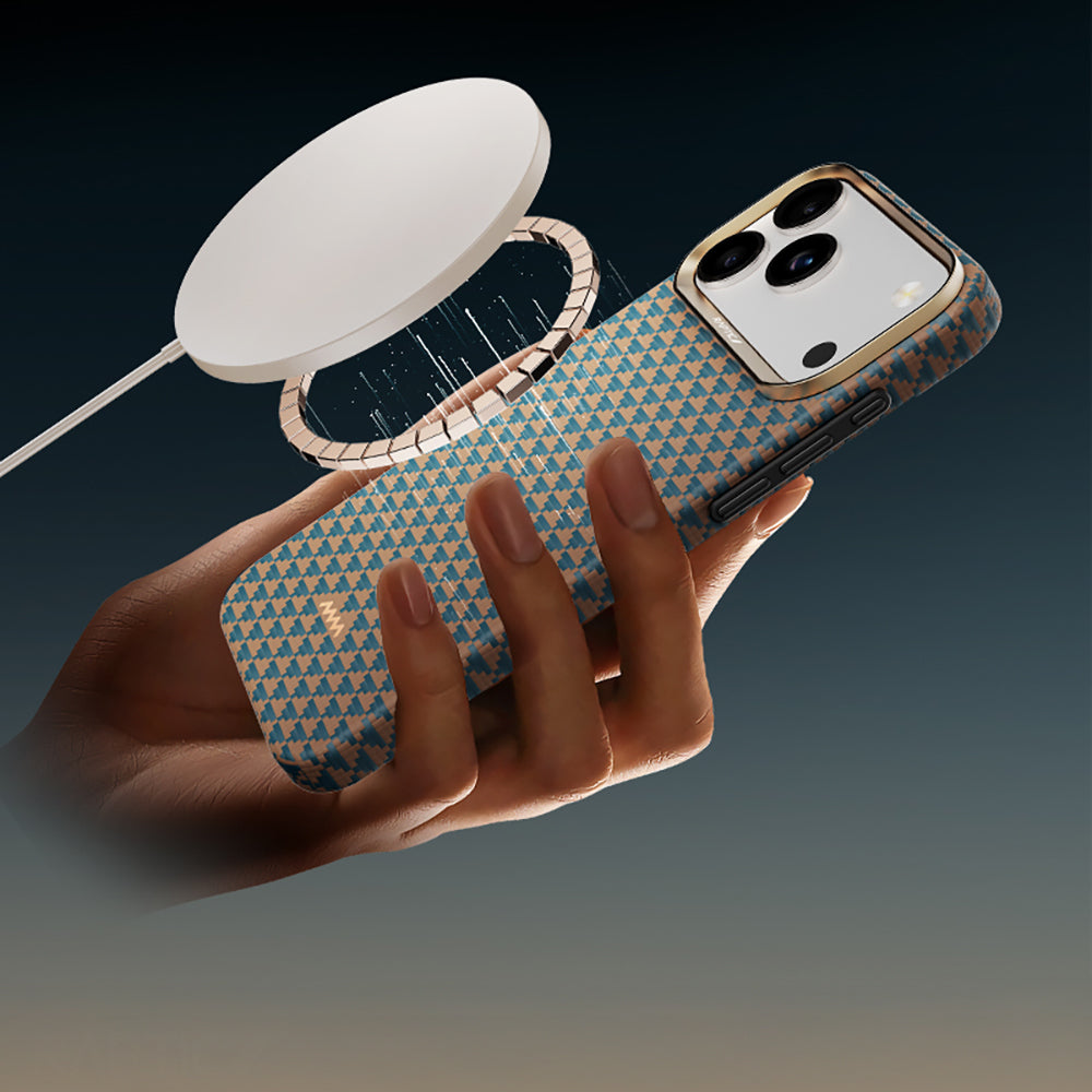 iPhone 17 Pro Max Kılıf Raptic 2in1 Bundle Kit Aramid Skin Destiny Serisi Stand ve Karbon Kılıf