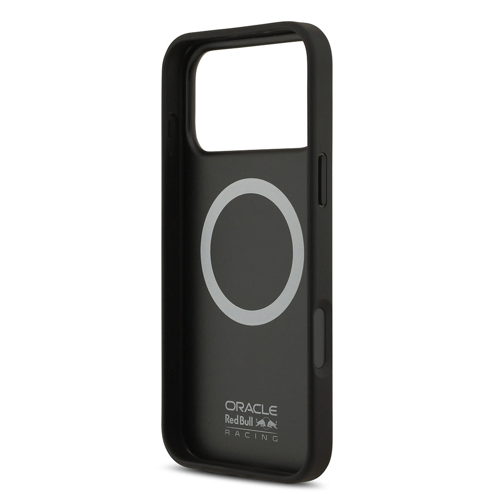 iPhone 17 Pro Max Kılıf Redbull Orijinal Lisanslı M-safe Şarj Özellikli Karbon Fiber Parlayan Logolu Kevlar Kılıf