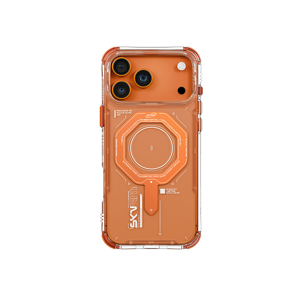 iPhone 17 Pro Max Kılıf SkinArma M-safe Şarj Özellikli Airbag Tasarımlı Magma Kılıf