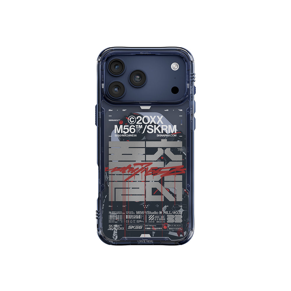 iPhone 17 Pro Max Kılıf Skinarma M-Safe Şarj Özellikli IML Baskılı X M56 Kılıf