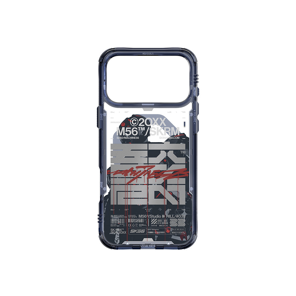 iPhone 17 Pro Max Kılıf Skinarma M-Safe Şarj Özellikli IML Baskılı X M56 Kılıf