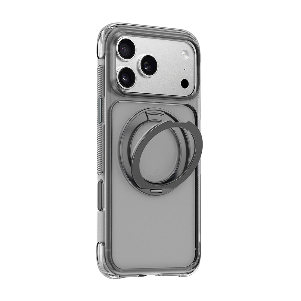 iPhone 17 Pro Max Kılıf Wiwu AG-203 AeroGuard Ultra Serisi M-safe Şarj Özellikli Airbag Tasarımlı Standlı Kılıf