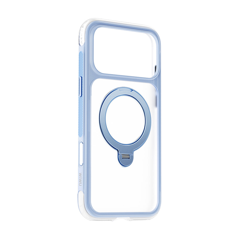iPhone 17 Pro Max Kılıf Wiwu AG-203 AeroGuard Ultra Serisi M-safe Şarj Özellikli Airbag Tasarımlı Standlı Kılıf