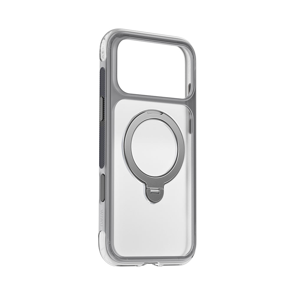 iPhone 17 Pro Max Kılıf Wiwu AS-203 AeroShield Ultra Serisi M-safe Şarj Özellikli Airbag Tasarımlı Standlı Kılıf