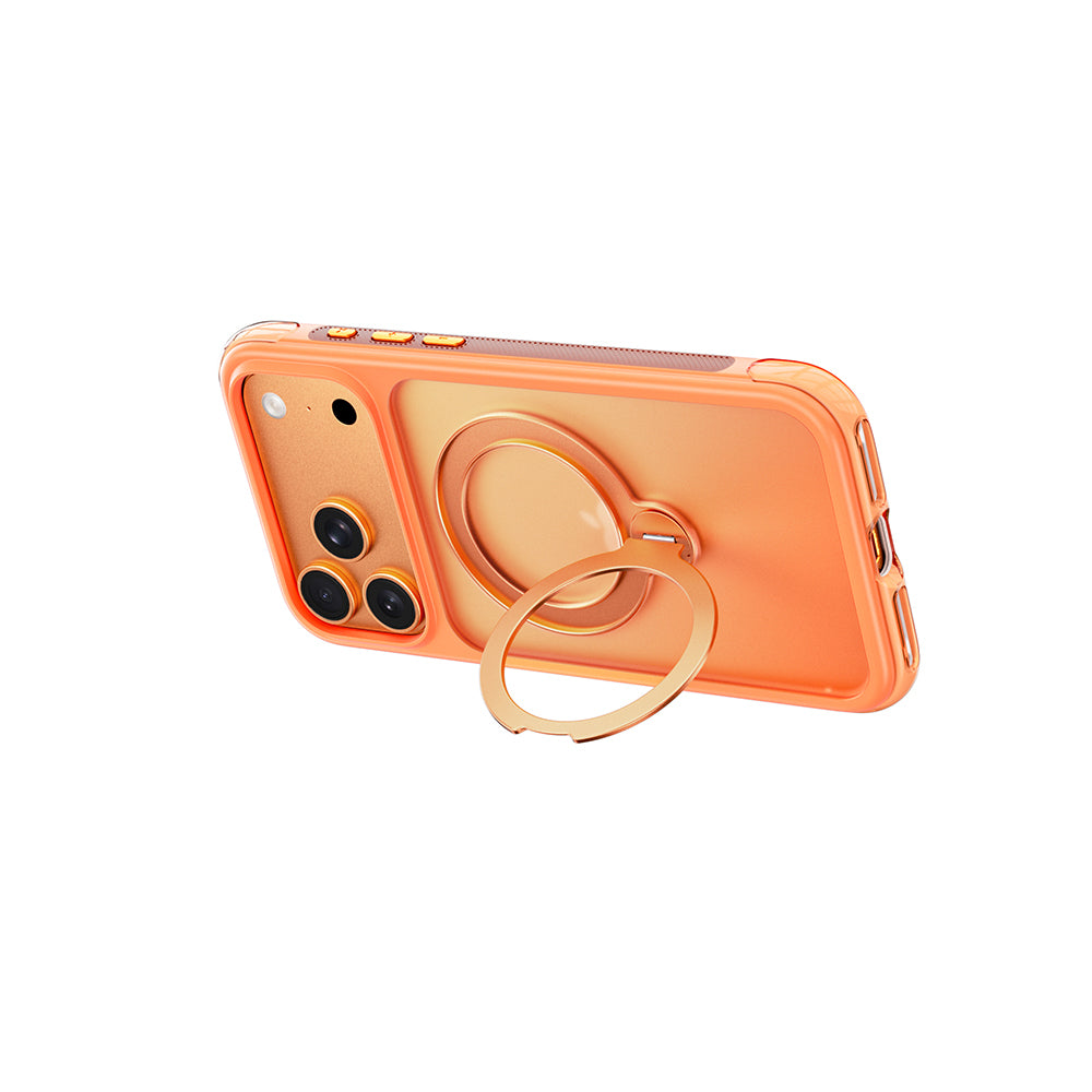 iPhone 17 Pro Max Kılıf Wiwu AS-203 AeroShield Ultra Serisi M-safe Şarj Özellikli Airbag Tasarımlı Standlı Kılıf