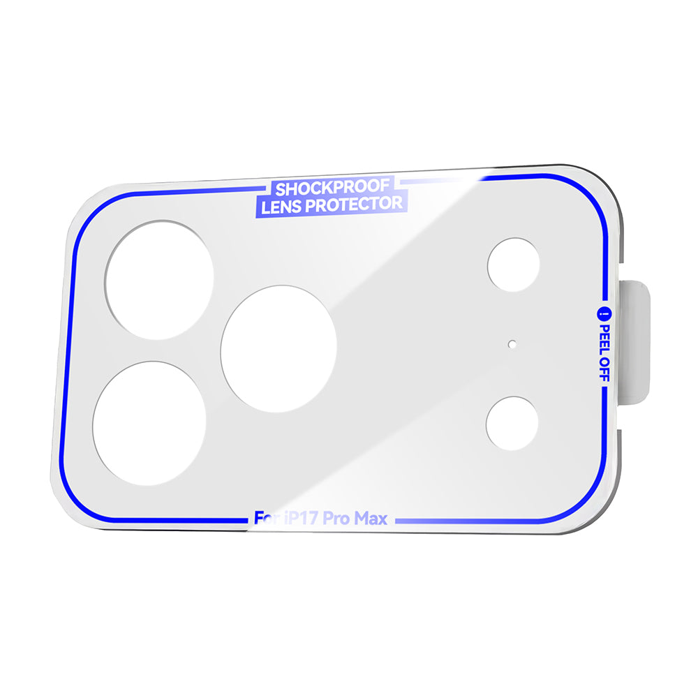 iPhone 17 Pro Max Mohseven Pet Film Kamera Çerçeve Koruyucu