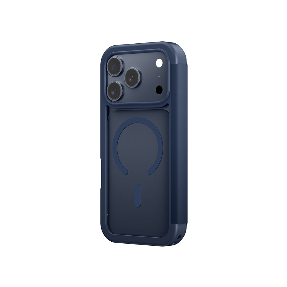 iPhone 17 Pro Max PU Kartlıklı Kılıflı Amazingthing Glamour Foilo Serisi Kılıf