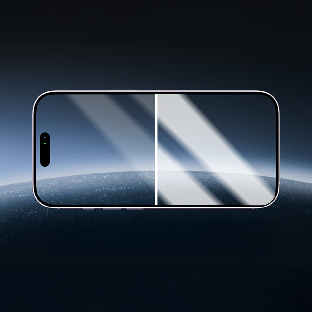 iPhone 17 Pro Max Youngkit 2.5D Anti Reflective Parmak İzi Bırakmayan Temperli Cam Ekran Koruyucu