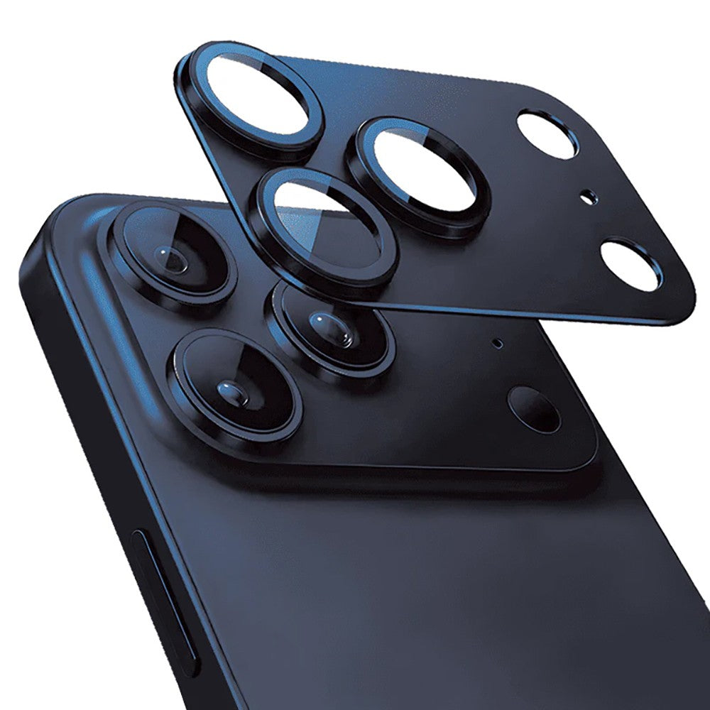 iPhone 17 Pro Mohseven Alüminyum Kaplamalı Safir Anti Reflective Kamera Lens Koruyucu