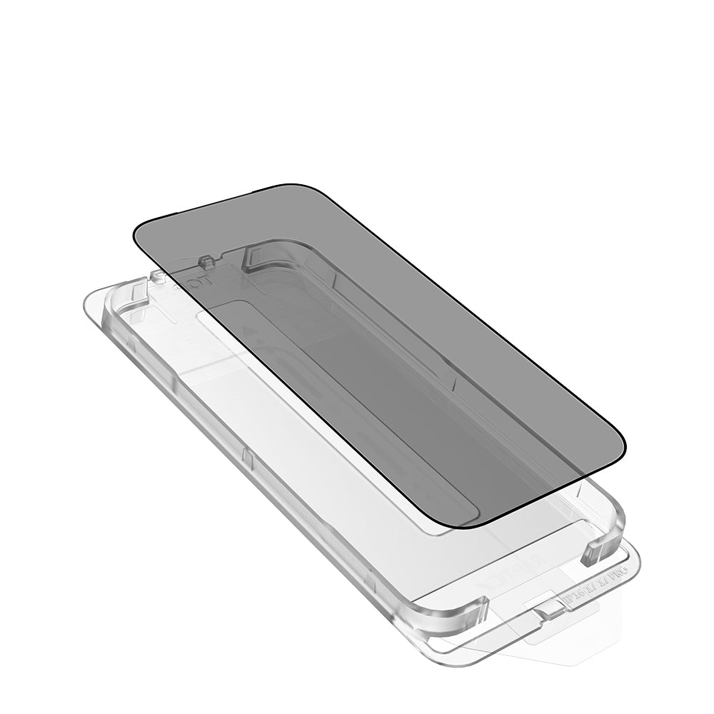 iPhone 17 Pro Raptic Air Glass 2.5D Privacy Hayalet Ekran Koruyucu 2 Adet + Kolay Uygulama Aparatlı