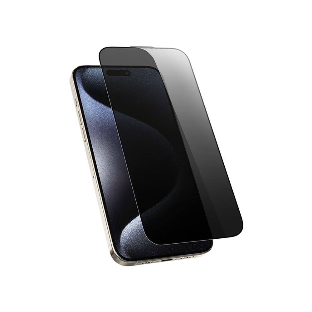 iPhone 17 Pro Wiwu Wi-SQ009 Easy Install iPrivacy 360° Anti-Peep Oleofobik Temperli Cam Ekran Koruyucu + Kolay Uygulama Aparatlı