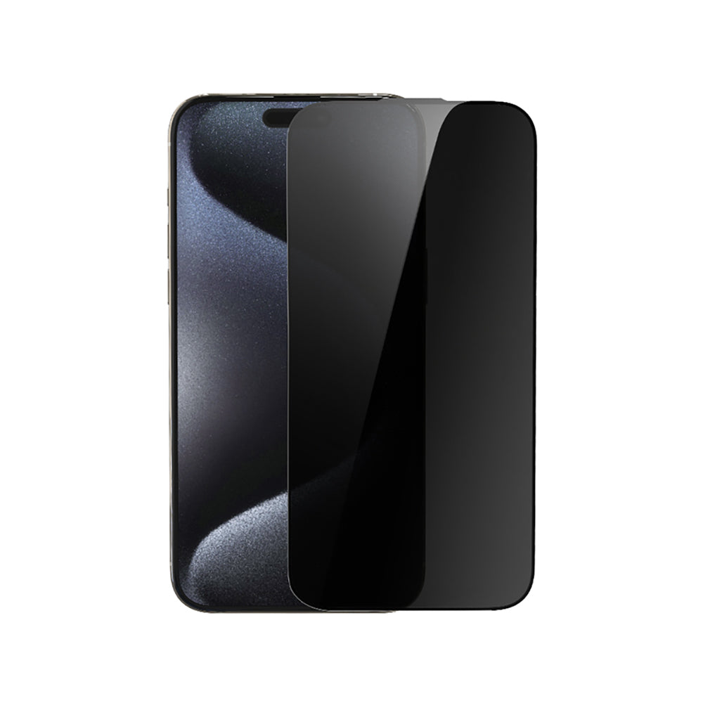 iPhone 17 Pro Wiwu Wi-SQ009 Easy Install iPrivacy 360° Anti-Peep Oleofobik Temperli Cam Ekran Koruyucu + Kolay Uygulama Aparatlı