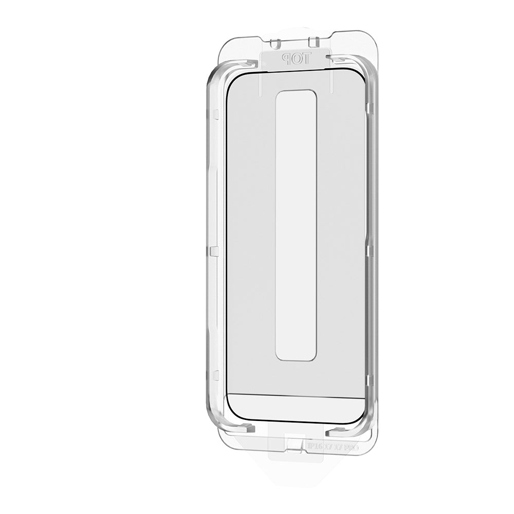 iPhone 17 Raptic Air Glass 2.5D Ekran Koruyucu 2 Adet + Kolay Uygulama Aparatlı