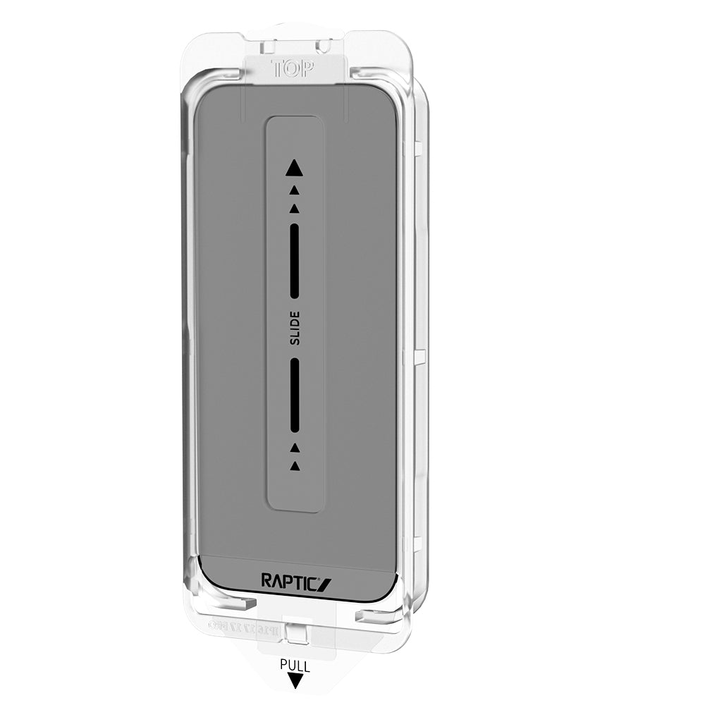 iPhone 17 Raptic Air Glass 2.5D Privacy Hayalet Ekran Koruyucu 2 Adet + Kolay Uygulama Aparatlı