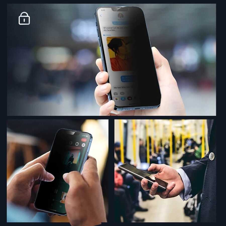 iPhone 17E Davin 5D Privacy Cam Ekran Koruyucu
