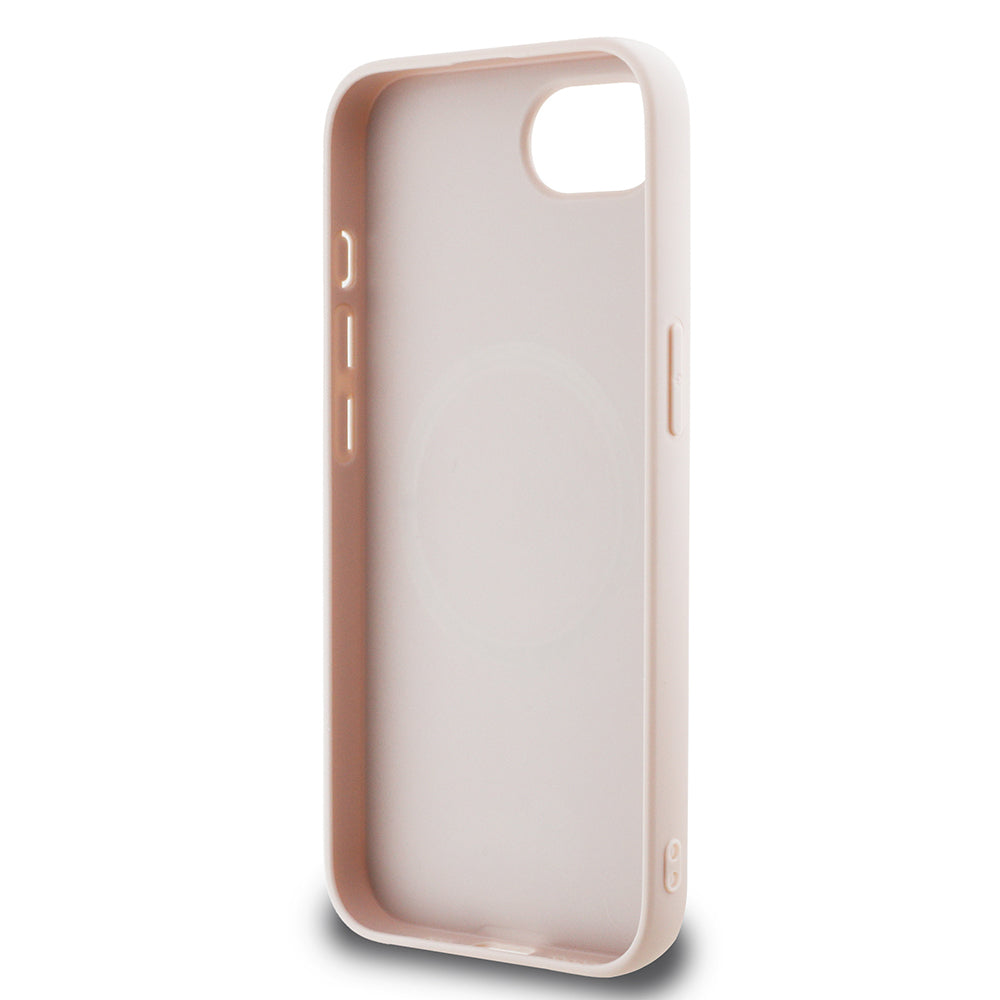 iPhone 17E Kılıf Guess Orijinal Lisanslı 4G Desenli Script Metal Logolu Kılıf