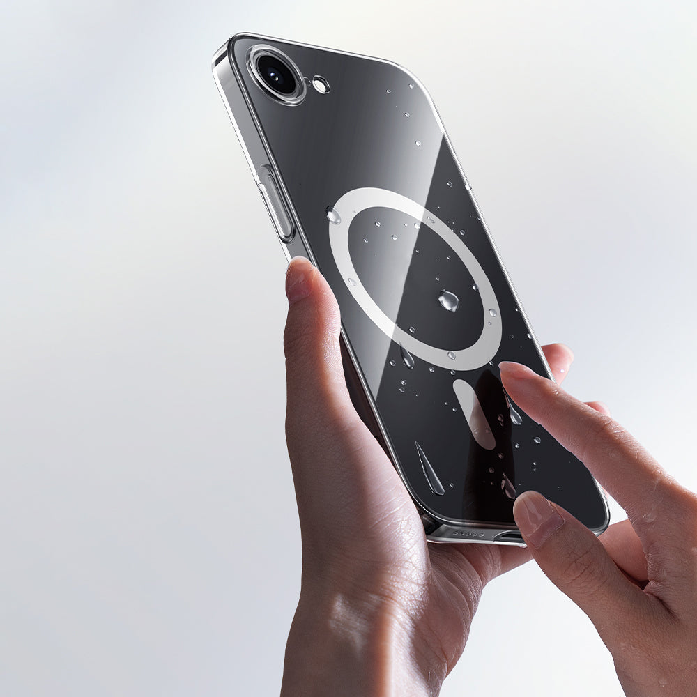 iPhone 17E Kılıf M-safe Şarj Özellikli Benks Crystal Serisi Şeffaf Kılıf