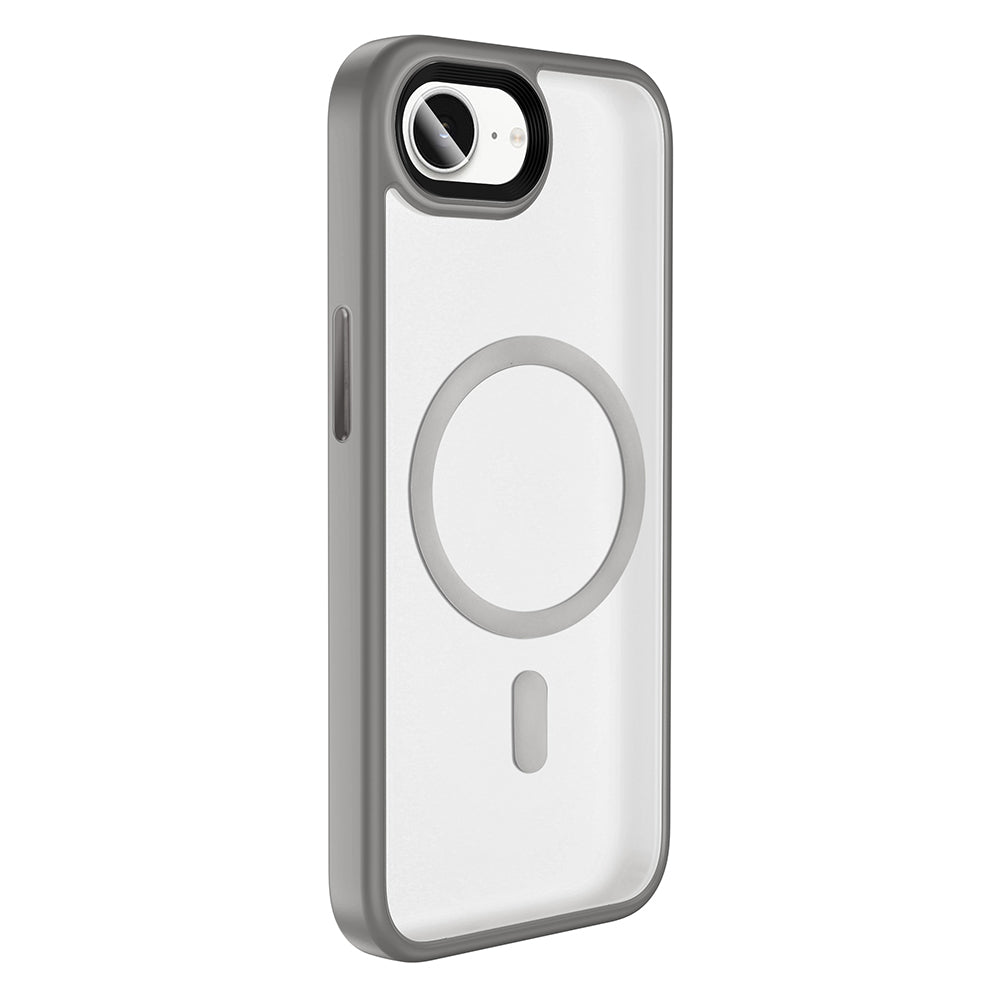 iPhone 17E Kılıf Mat Arka Yüzey Wireless Şarj Özellikli Zore Flet M-safe Kılıf