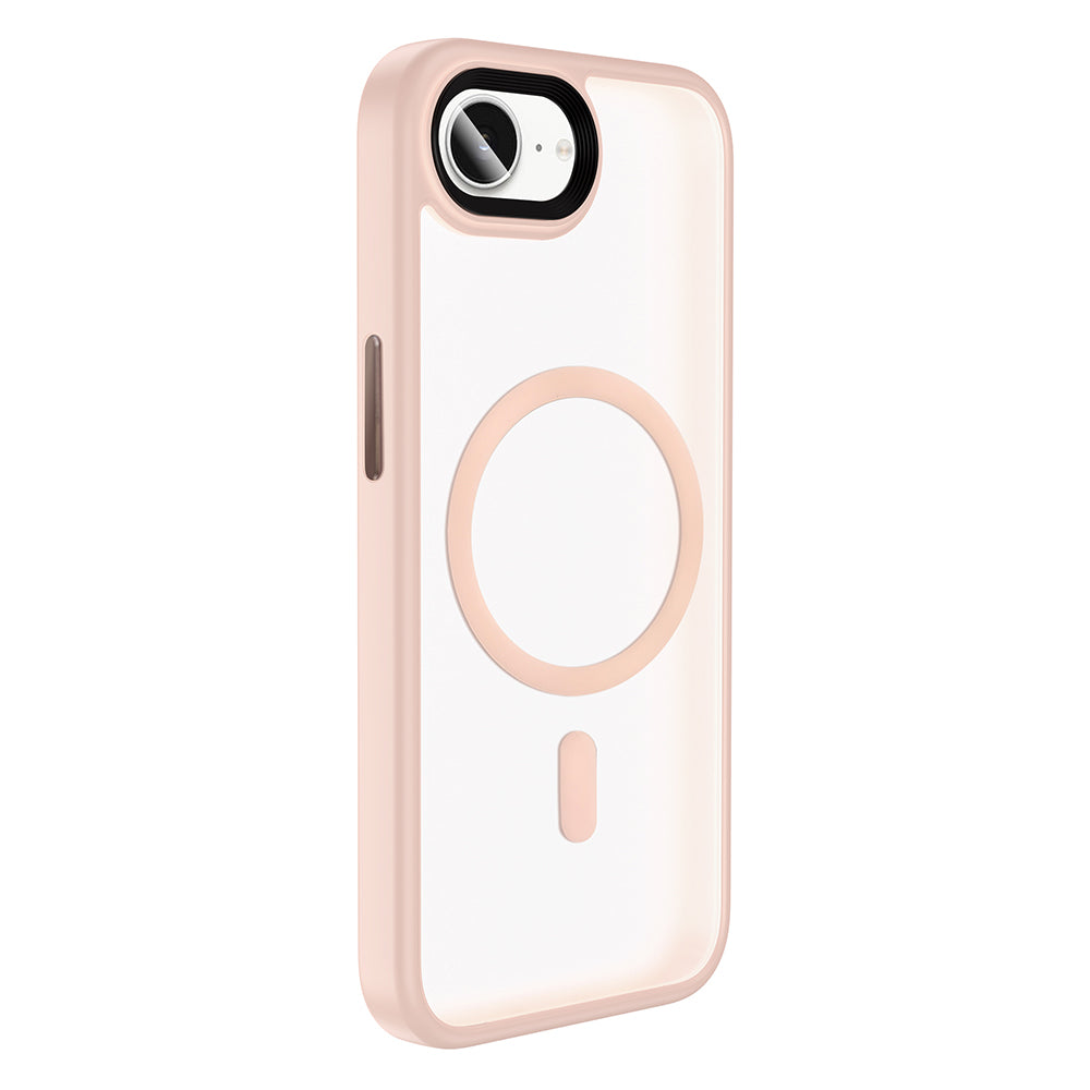 iPhone 17E Kılıf Mat Arka Yüzey Wireless Şarj Özellikli Zore Flet M-safe Kılıf