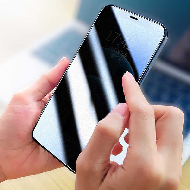 iPhone 17E Zore Rika Premium Privacy Temperli Cam Ekran Koruyucu