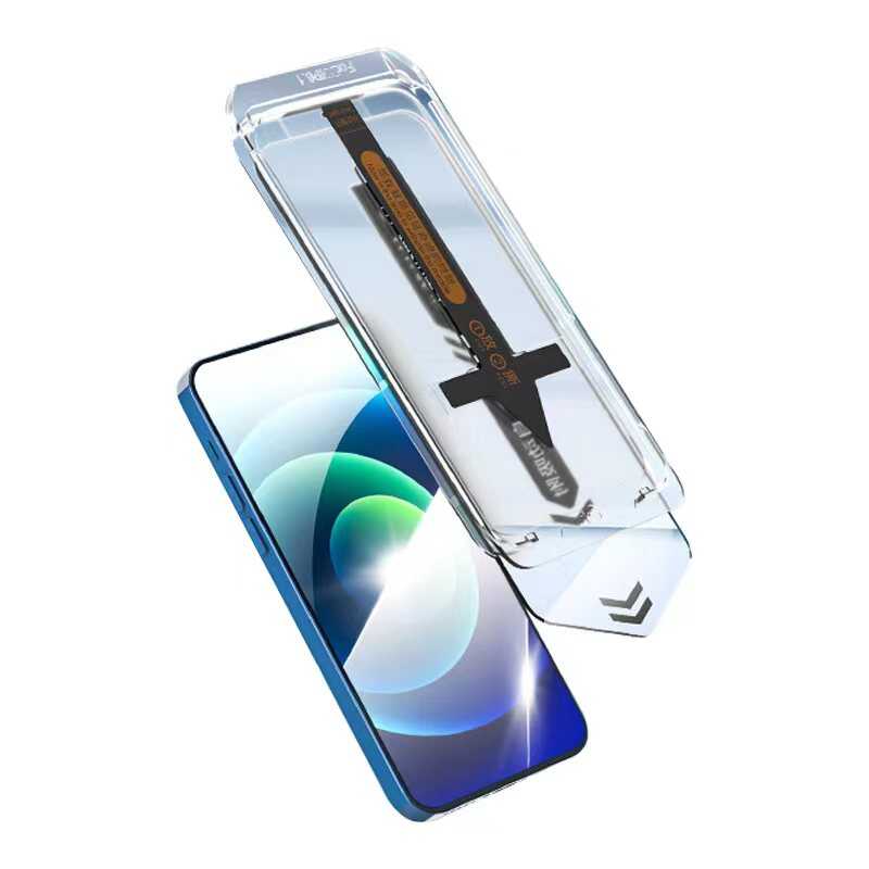 iPhone 17E Zore Süper Fast Anti-Dust Toz Önleyici Temperli Ekran Koruyucu