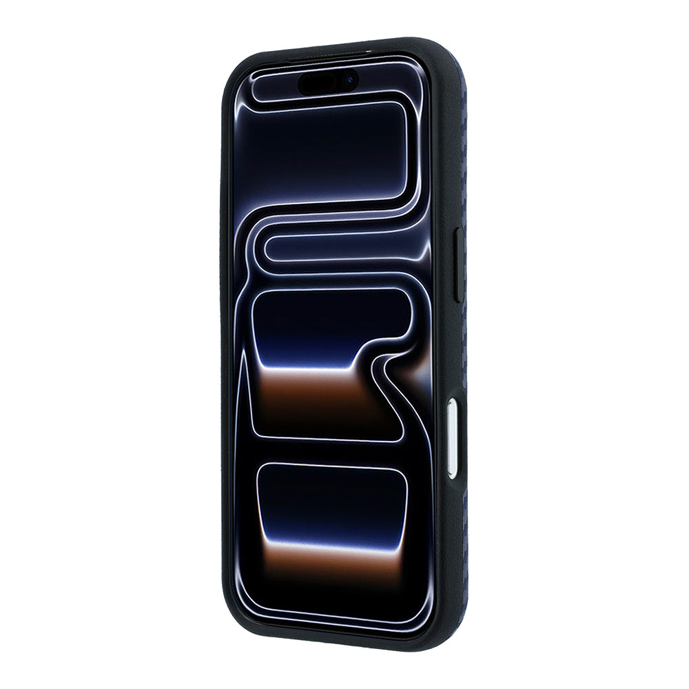 iPhone 18 Pro Kılıf BMW Orijinal Lisanslı M-safe Şarj Özellikli PU Karbon Tasarımlı Metal Logolu Kılıf