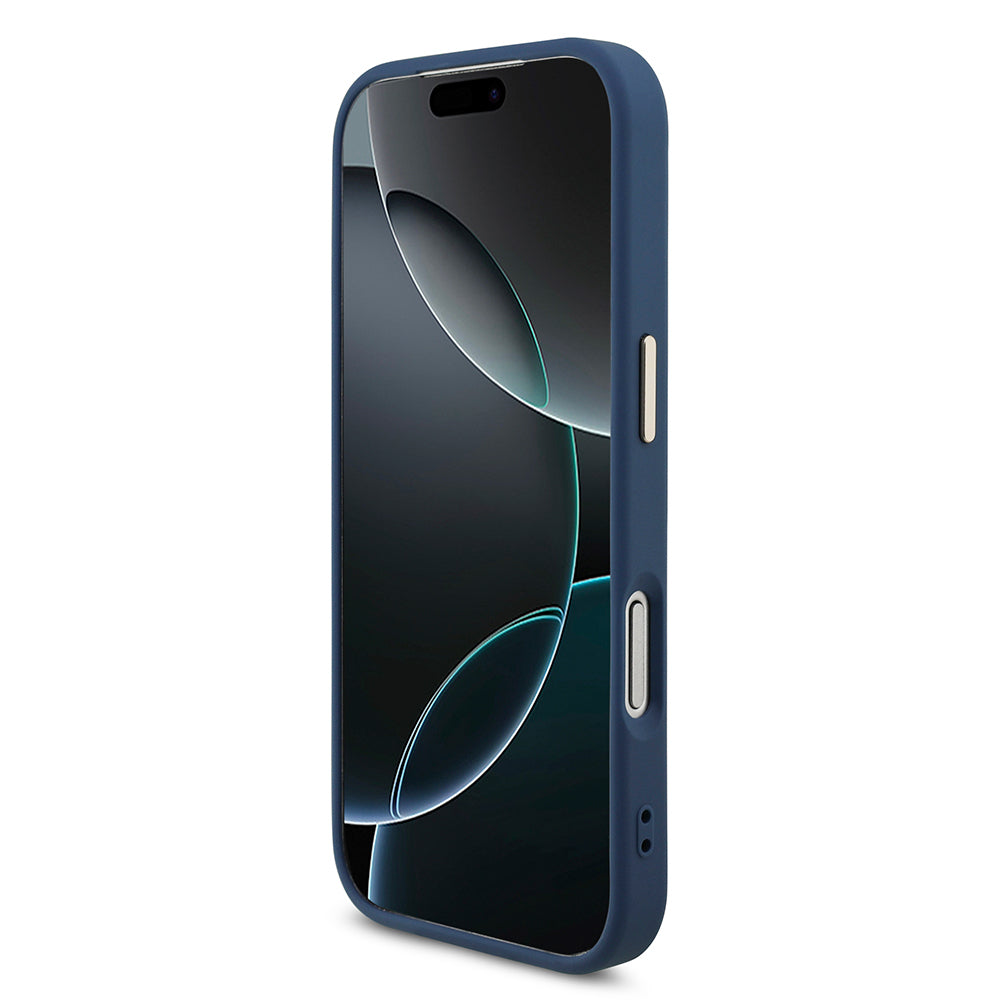 iPhone 18 Pro Kılıf Guess Orijinal Lisanslı Gold Metal Kamera Çerçeveli 4G Desenli Metal Büyük 4G ve Yazı Logolu Kılıf