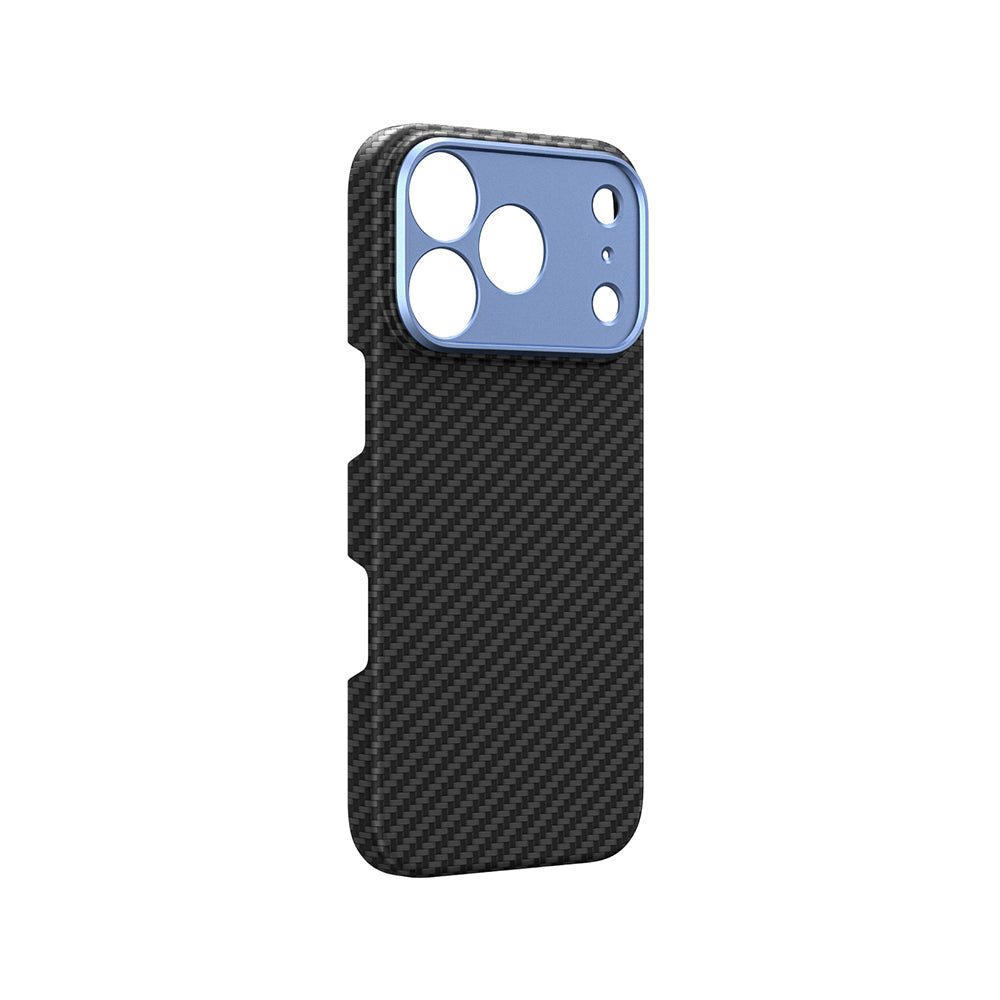 iPhone 18 Pro Kılıf M-safe Şarj Özellikli 1500D Aramid Fiber Lens Korumalı Amazingthing Titan Max Serisi Karbon Kılıf